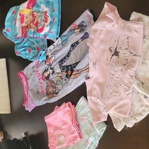 Youth Girls Pajama Lot Size 7